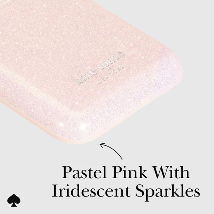 Produktbild Kate Spade MagSafe Flip Wallet – Magnetische Geldbörse (That Sparkle Pink)