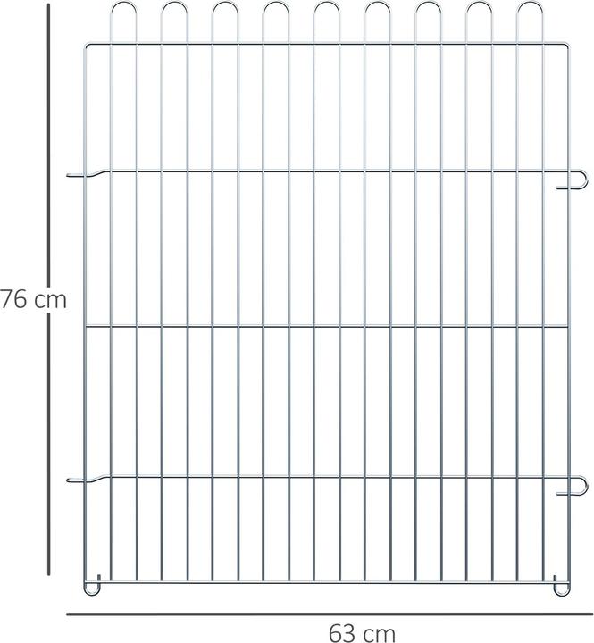 Actual product image PawHut Free run enclosure as 8-piece puppy run