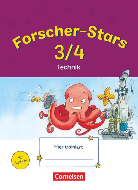 Produktbild Forscher-Stars 3./4. Schuljahr. Technik. Übungsheft mit Lösungen (Deutsch, Barbara Kiesinger-Jehle, Monika Buntrock, Dirk Menzel, Heidrun Rebenstorff, 2011)