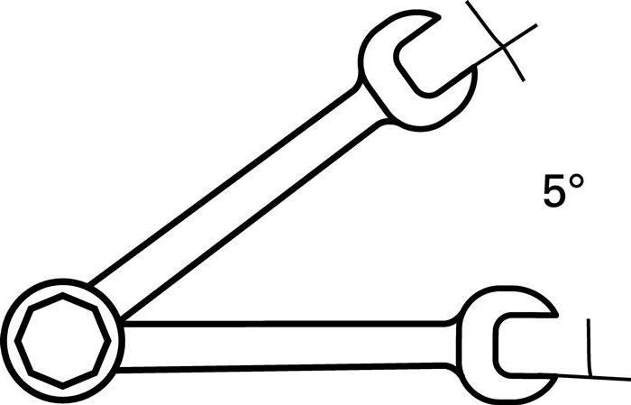 Actual product image Stahlwille Combination ratchet wrench (17 mm)