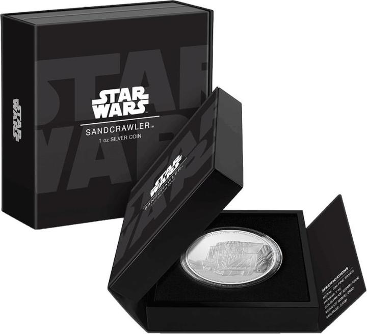 Produktbild New Zealand Mint Silber STAR WARS Sandcrawler 1 oz PP (999, 2022)