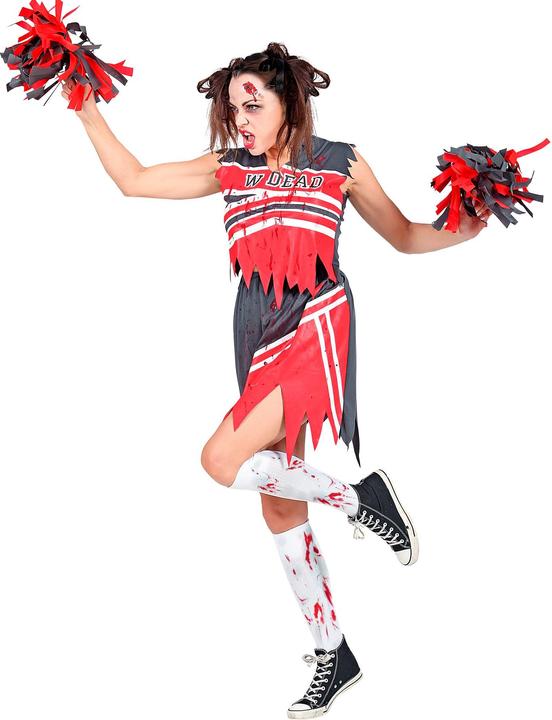 Produktbild Widmann ZOMBIE CHEERLEADER (Top, Rock, Pompons), S (S)