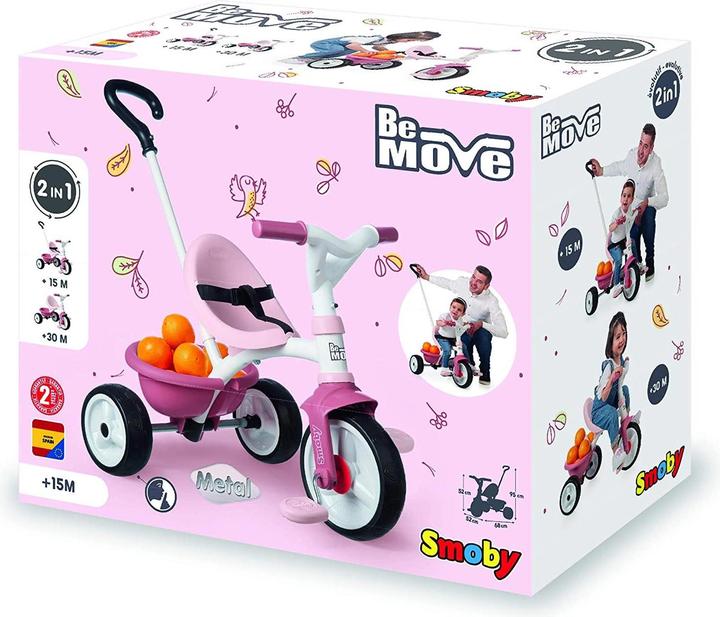 Actual product image Smoby Become Move Tricycle Pink