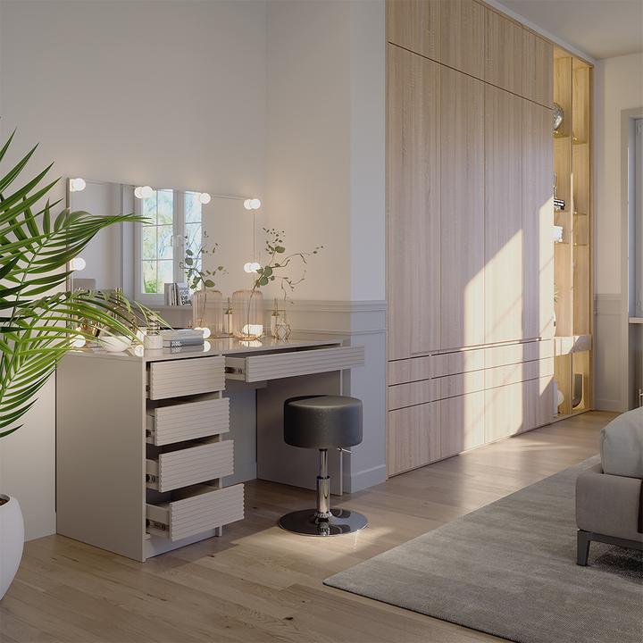 Immagine prodotto Vicco Sherry con sgabello e illuminazione (120 x 75 x 55 cm)