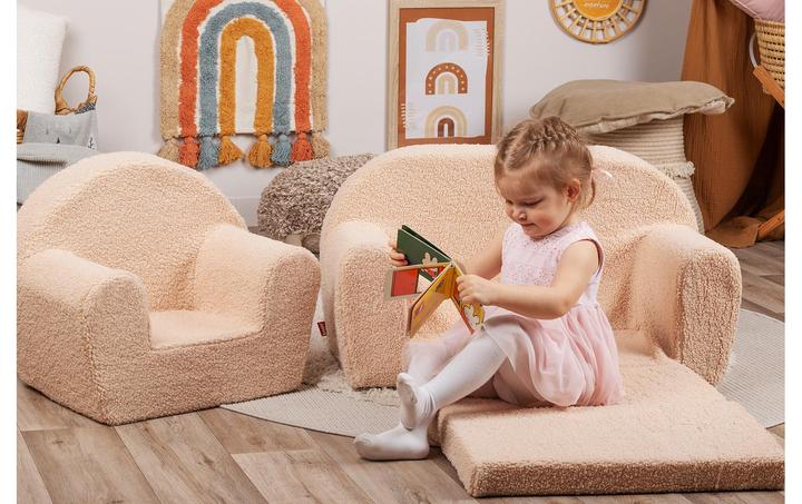 Image du produit Knorrtoys Kindersessel - "Soft plush beige" (Fauteuil pour enfants)