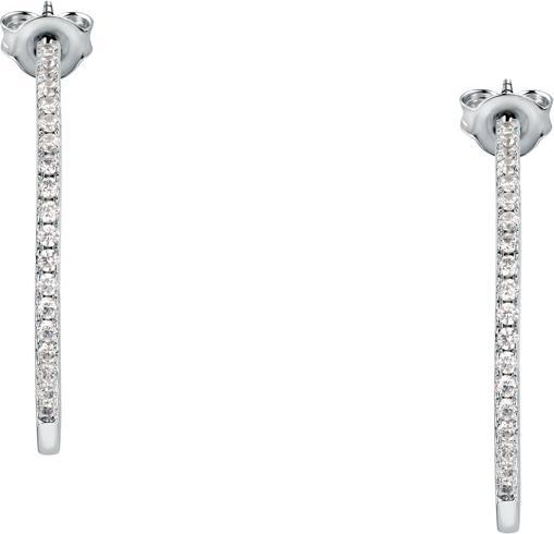 Immagine prodotto Morellato Tesori SAIW147 orecchini a cerchio in argento con zirconi (Argento 925)