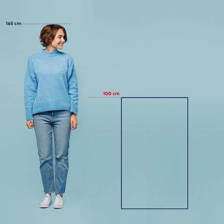 Actual product image Kela Bathmat Maja petrol blue (100 x 60 x 1 cm)