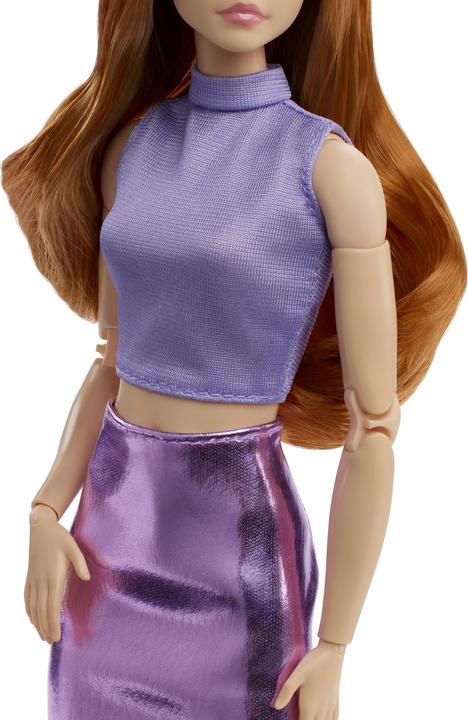 Actual product image Barbie Signature Looks - Lilac Dress Red Hair