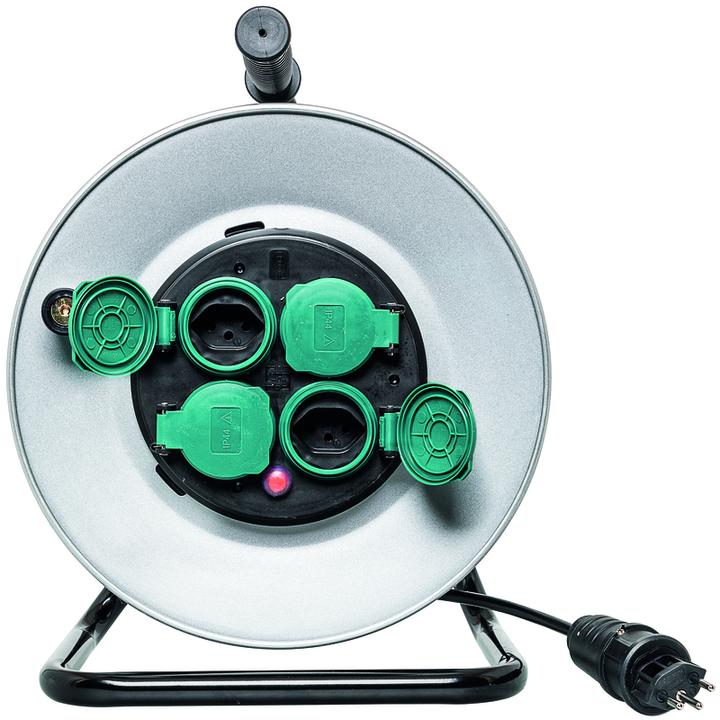 Steffen PowerRoll Metallkabelrolle (50 m, 1.50 mm²)