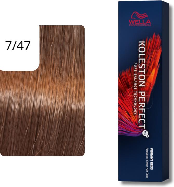 Immagine prodotto Wella Koleston Rosso Vibrante (7/47 Biondo medio Rosso-Marrone)