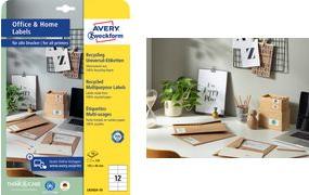 Actual product image Avery Universal labels