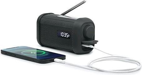 Produktbild Muse Portable Solar Radio with Crank & Flashlight (FM, Bluetooth, NFC)