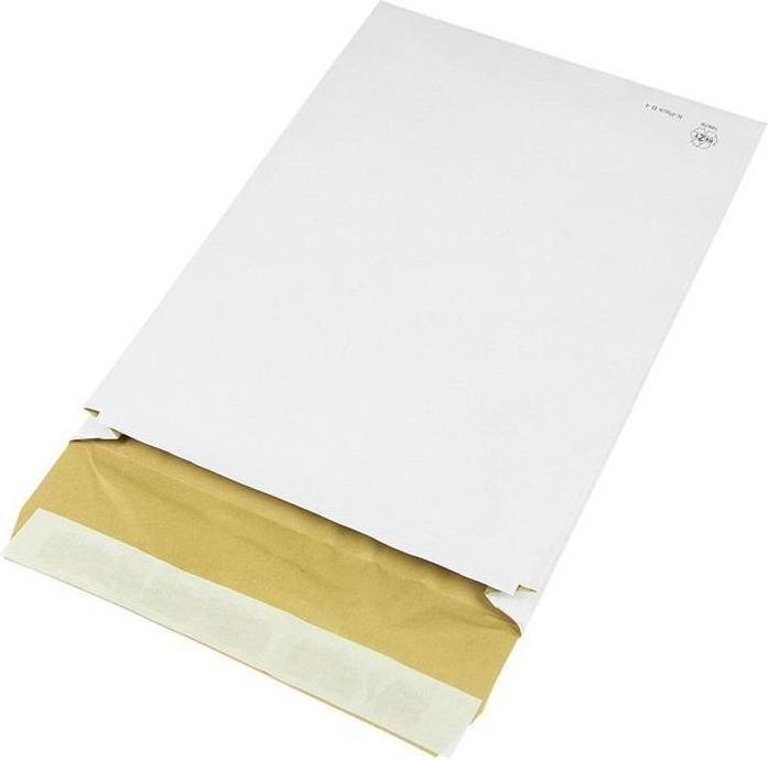 Actual product image Transpak Padded envelope K-Pack dimensions 250x353mm gusset 50mm B4 white adhesive strips L353xBmm (100 x)