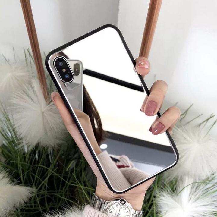 Image du produit PhoneLook Coque Miroir bords en silicone noirs (Apple iPhone 11 Pro Max)