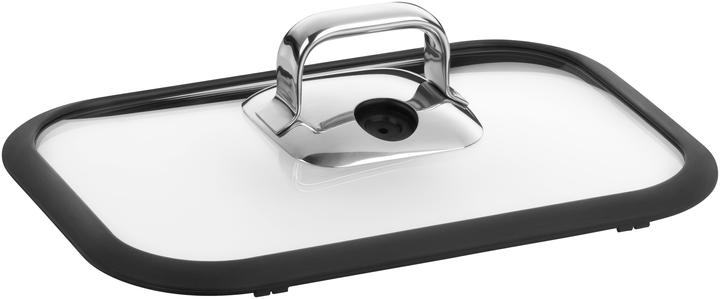 Produktbild WMF Topfdeckel 35x21,5cm Dampfgarer Glasdeckel Vitalis Compact Silikon Glas (Glas, Metall, Kunststoff)