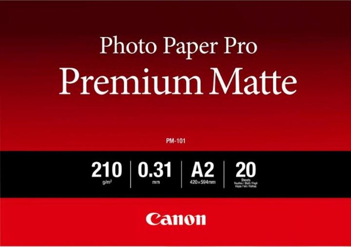 Image du produit Canon PM-101, papier photo Premium Matte (210 g/m², A2, 20 x)