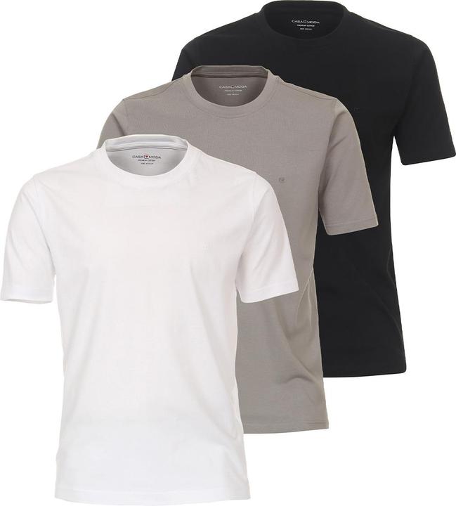 Produktbild Casamoda 3er Pack Basic T-Shirt (M)