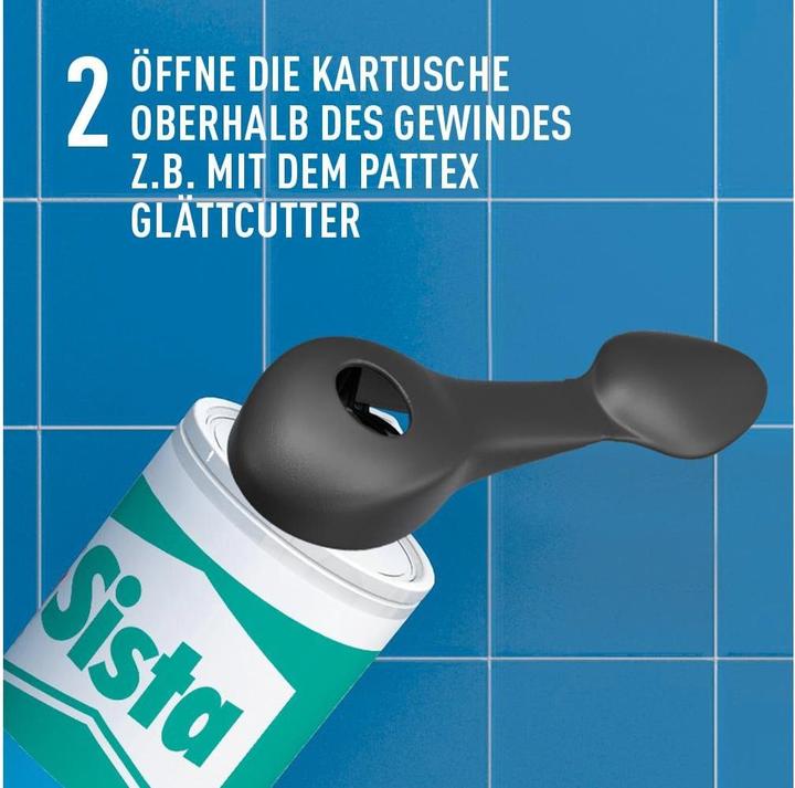 Image du produit Sista Mastic transparent salle de bain et cuisine (0.35 kg, Transparent, 280 ml)