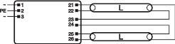 Actual product image Osram QT-FIT8 2X18 - 50000 h - -15 - 50 °C - 198 - 264 V - 50/60 Hz - 15 A - 30 mm