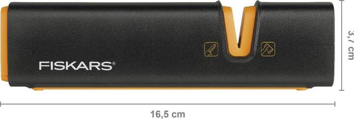 Actual product image Fiskars Axe and knife sharpener