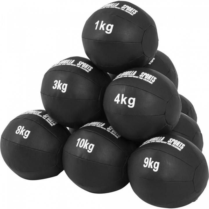 Gorilla Sports Medizinball Set (55 kg, 290 mm)