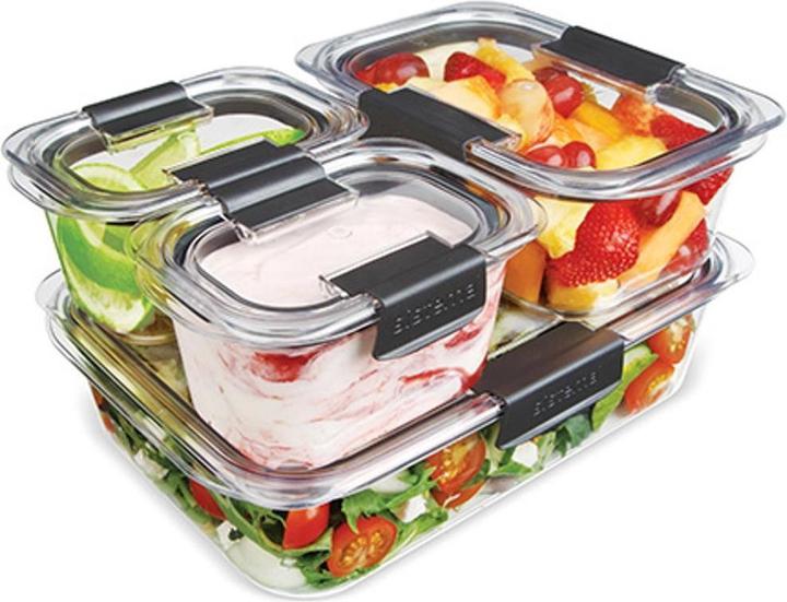 Image du produit Sistema 55115 food storage container Rectangular Box 2 L Noir, Transparent (2 l)