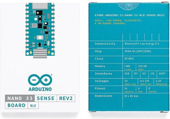 Produktbild Arduino Nano 33 BLE Sense Rev2
