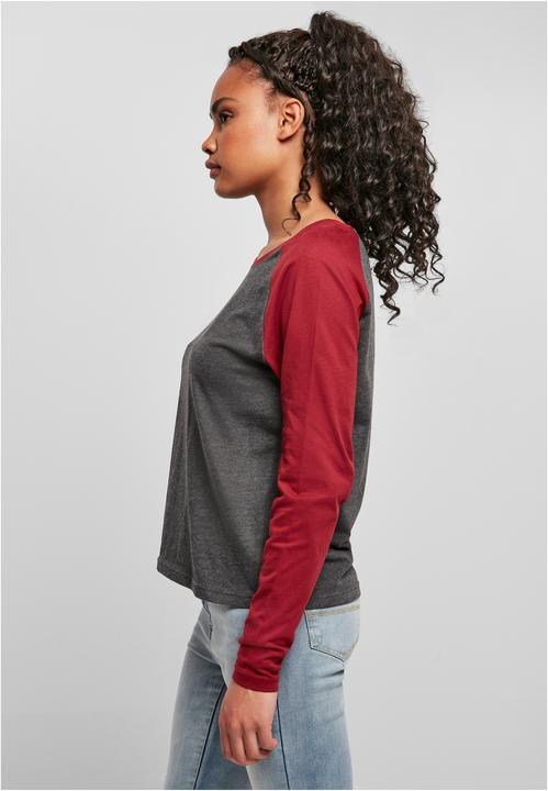 Immagine prodotto Urban Classics Donna Raglan a maniche lunghe a contrasto (L)
