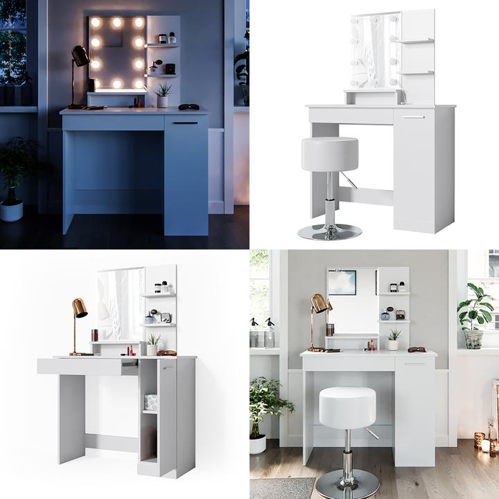 Image du produit Vicco Julia avec miroir (90 x 38 x 138 cm)