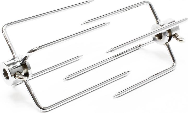 Produktbild Wiltec Fleischklammern Fleischnadeln für Grillspiess 2 Stück Grillklammer Drehspiess