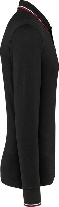 Produktbild Kariban Polo-Shirt aus Piqué-Strick langarm (M)