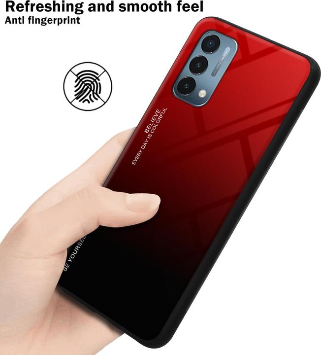 Produktbild Cadorabo TPU 2 Farben Glas Hülle (OnePlus Nord N200 5G)