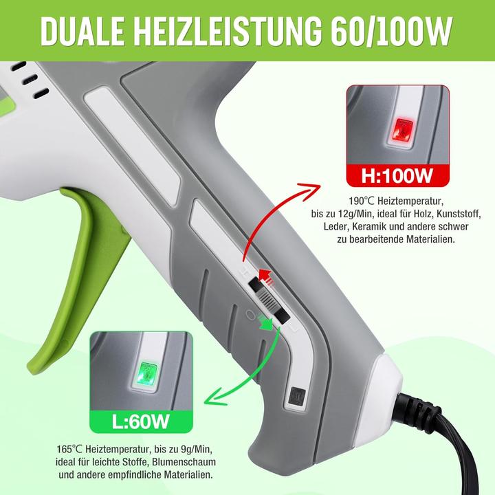 Actual product image Workpro Heissklebepistole inkl. 10 Klebesticks