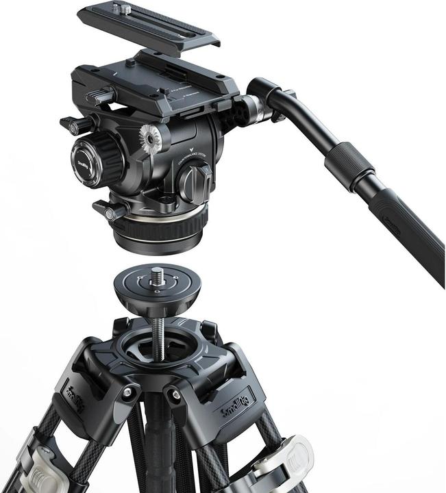 Actual product image SmallRig 4463 Heavy Duty Carbon Fibre Tripod Kit AD 120 (Carbon)