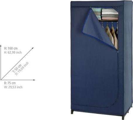 Produktbild Wenko Kleiderschrank (75 x 50 x 160 cm)