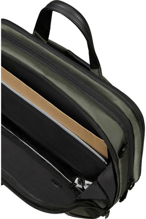Produktbild Samsonite Laptopschoudertas - Pro-Dlx 6 Bailhandle 15.6 inch Uitbreidbaar 16/23 l - Green (15.60")