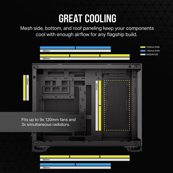 Produktbild Corsair 2500X (mATX, Mini-ITX)
