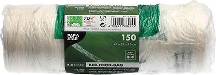 Produktbild Papstar Hemdchen-Tragetasche, aus Bio-Folie, transparent (150 x)