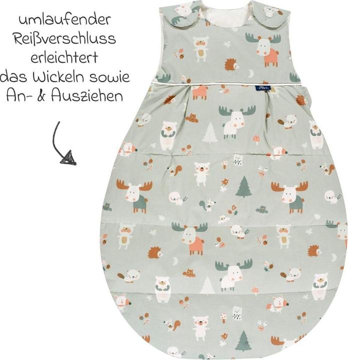Actual product image Alvi Schlafsäcke Daunen-Schlafsack - Baby Forest - Gr. 90 (90 cm, 3.5 TOG)