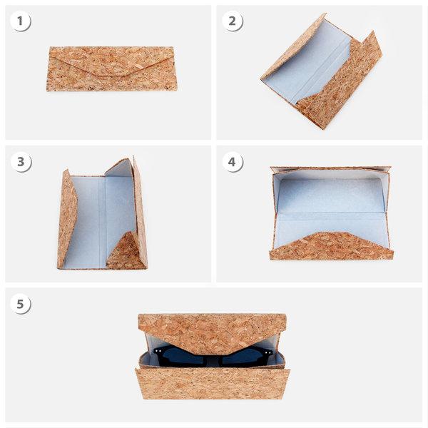 Actual product image Good Design Works Cork Sunglasses Case