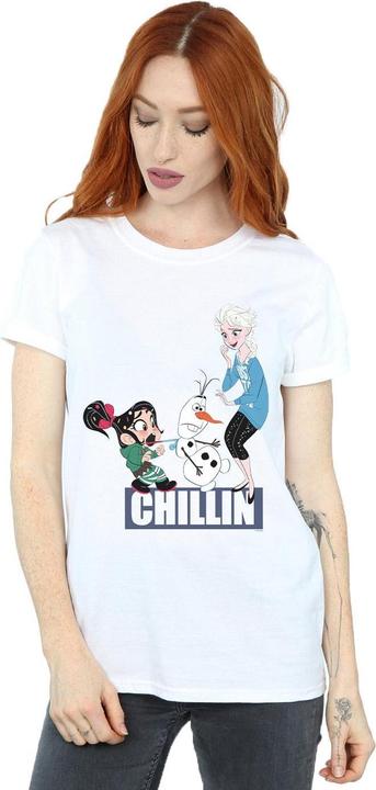 Immagine prodotto Disney Wreck It Ralph Elsa And Vanellope Maglietta Ampia Donna (XXL)