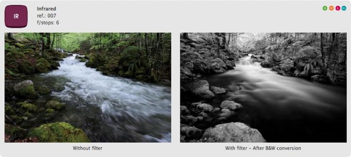 Actual product image Cokin Filter P007 Infrared 89B (82 mm, Infrared-passing filter, 84 mm)