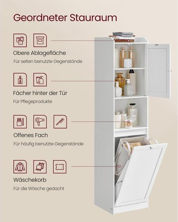 Image du produit Vasagle Butler (40 x 40 x 170 cm)