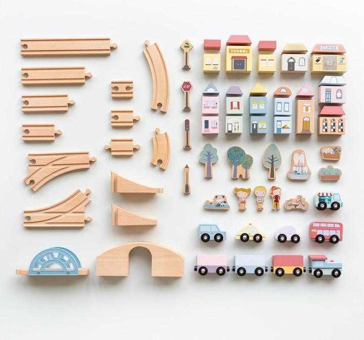 Image du produit Little Dutch Chemin de fer en bois