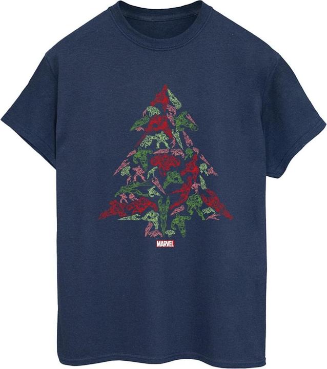 Immagine prodotto Avengers Christmas Tree Maglietta Ampia Donna (XXL)