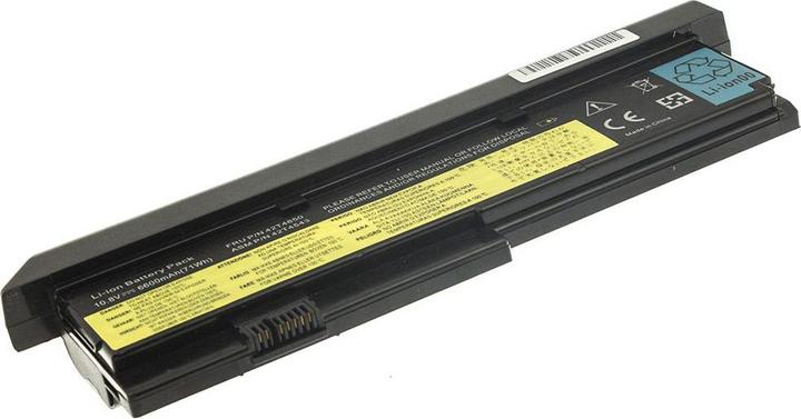 Actual product image Lenovo GREENCELL LE22 Baterija Žalias Cell for IBM Thinkpad X200 7454T X200 745 (9 Cells, 6600 mAh)