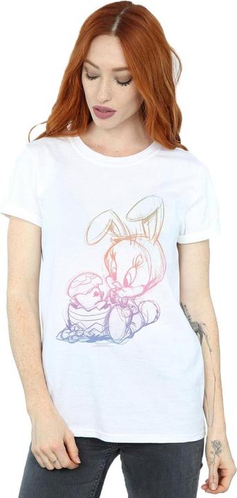 Produktbild Looney Tunes Tweety Pie Easter Egg Sketch TShirt (XXL)