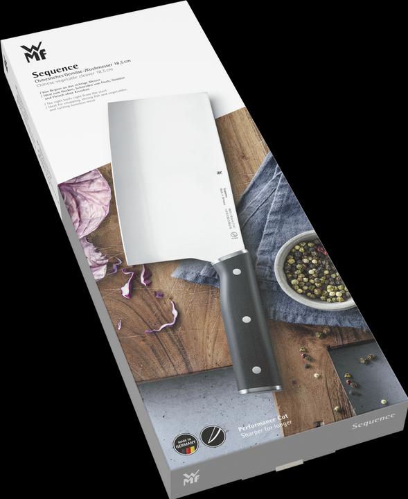 Immagine prodotto WMF Coltello da chef cinese Sequence, 18,5 cm (18.50 cm)