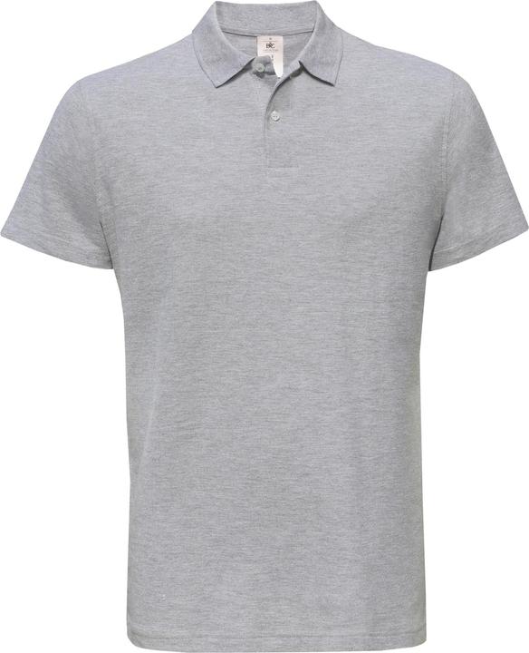 Actual product image B&C Mens ID.001 Heather Polo Shirt (3XL)