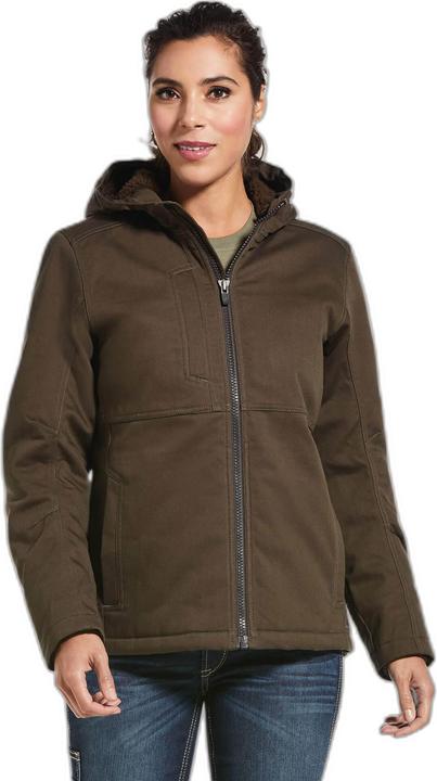 Actual product image Ariat 's waterproof hooded jacket rebar duracanvas (L)